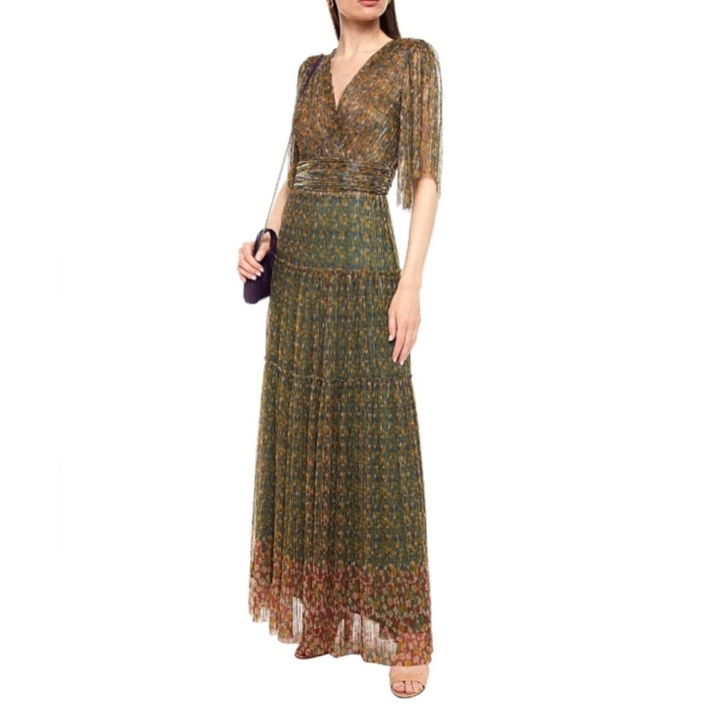 ba&sh Perla Dress in Vert Pastel